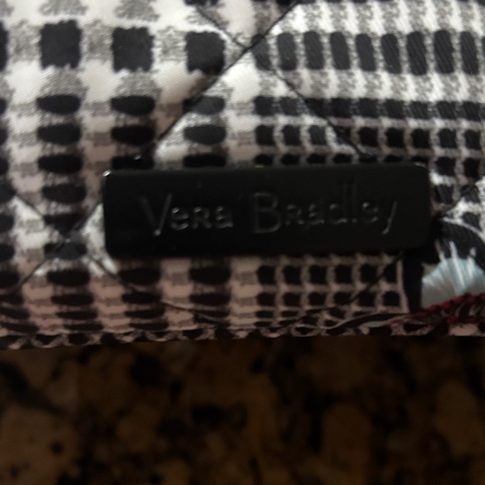 Vera Brush Up Cosmetic Bag in Bedford Plaid - Picture 2 of 8